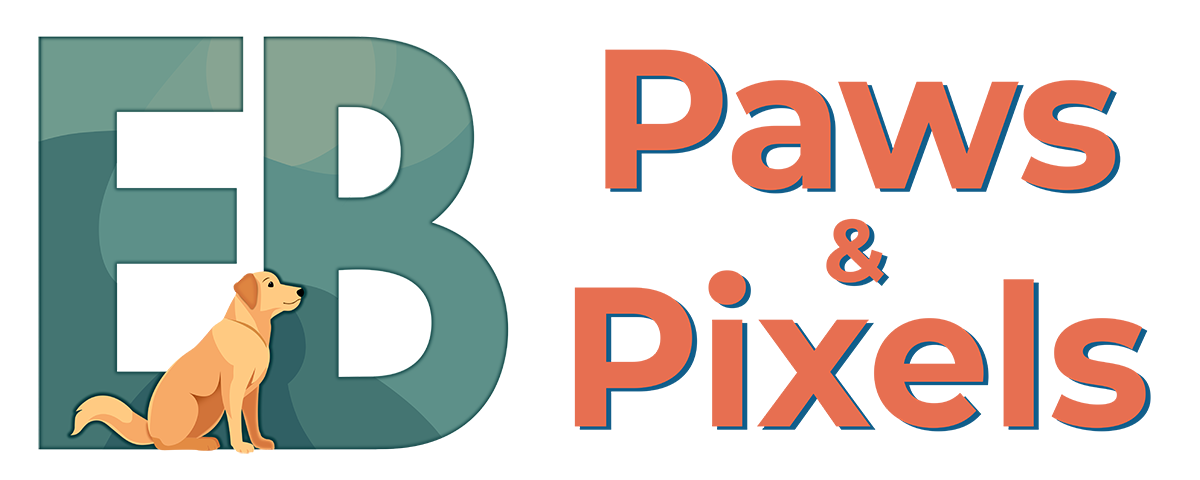 Paws and Pixels Logo